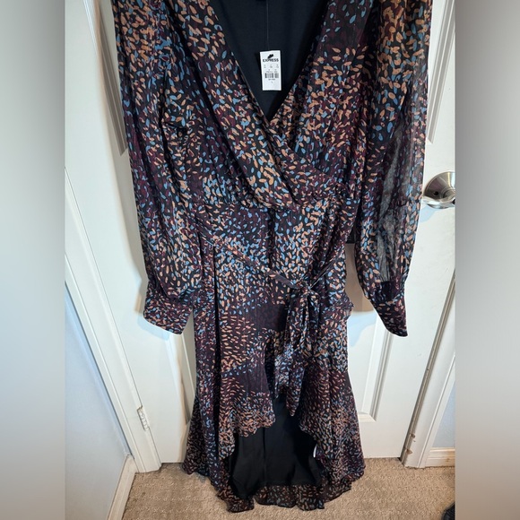 Express Hi-Low Multi-Colored Dress Size Large NWT - Picture 1 of 6